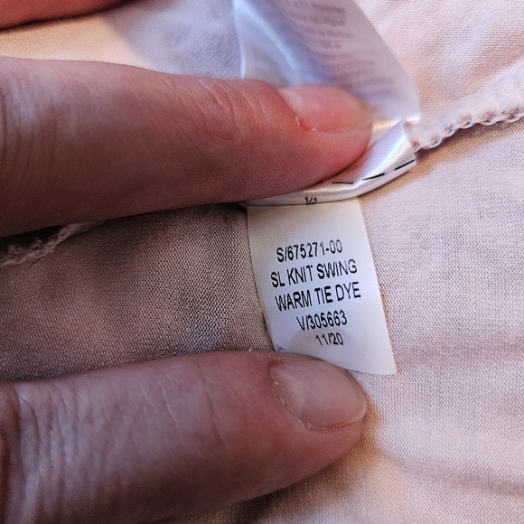 💫HOST PICK💫 Purple Tie Dye Knit Swing Dress M - Old Navy - Picture 7 of 8